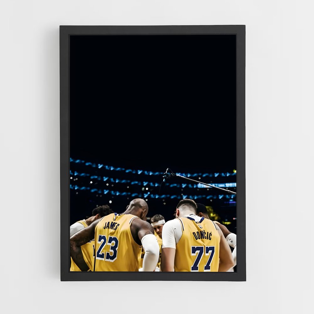 Poster L'Esprit des Lakers – affiche Basketball (vue 2)